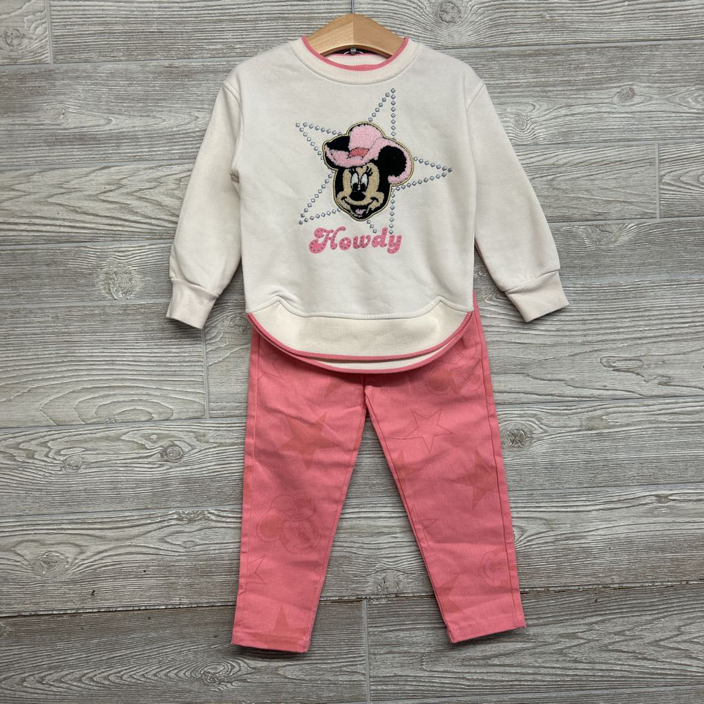 Nw/oT Crewneck Minnie Howdy & Jeans Stars 3T