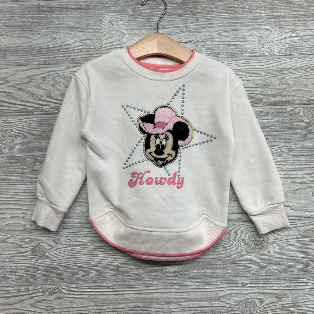 Nw/oT Crewneck Minnie Howdy & Jeans Stars 3T
