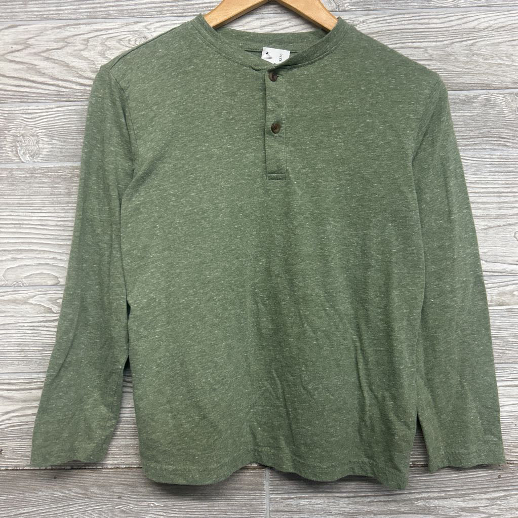 LS Henley Shirt 10-12