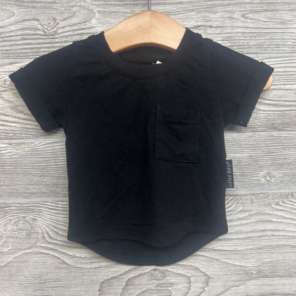 Bamboo Shirt Chest Pocket Cuffed Sleeves 0-3M