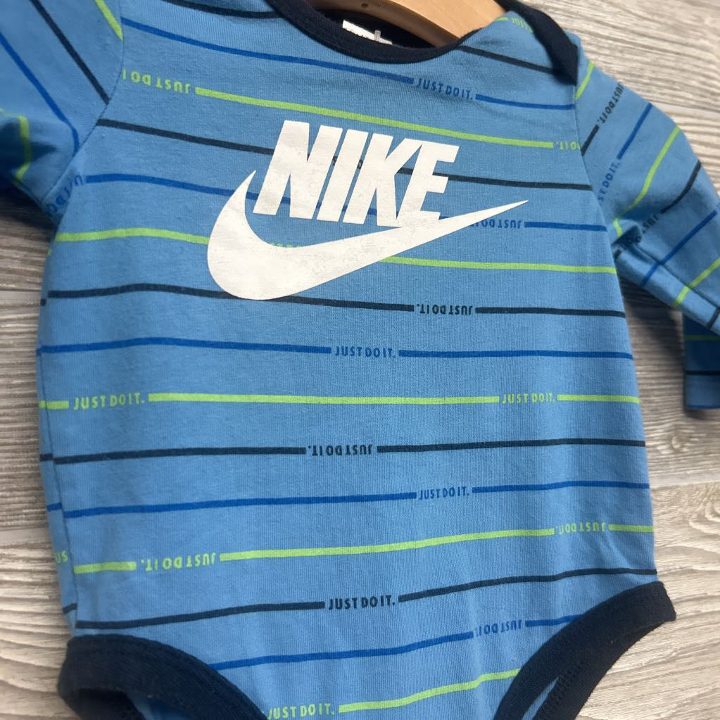 LS Bodysuit Stripes Just Do It 3M