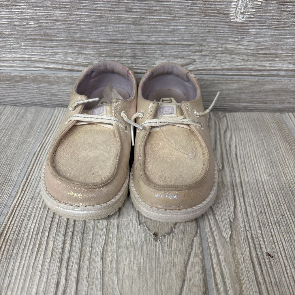 Metallic Slip On Shoes 9c