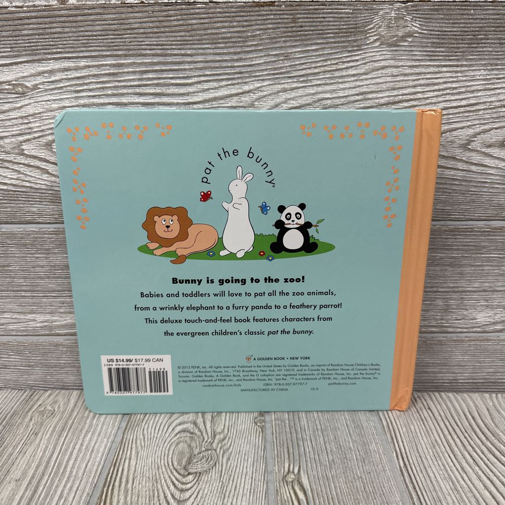 Pat The Zoo Hardcover Book