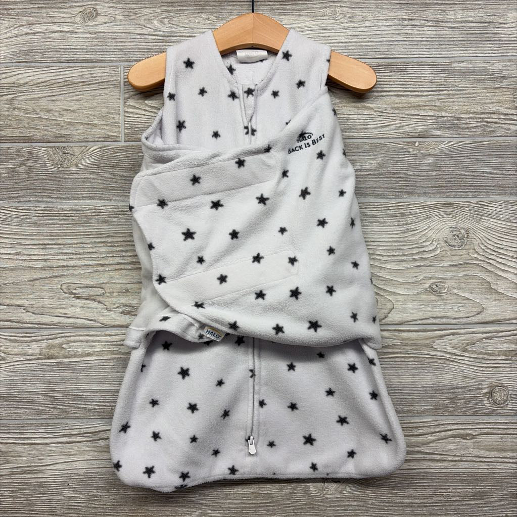 Fleece Sleepsack Swaddle Stars NB
