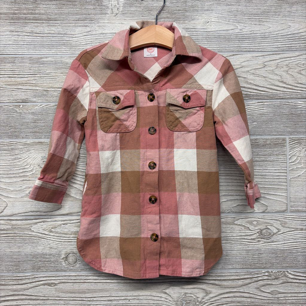 Plaid Flannel Button Up Shirt 2t