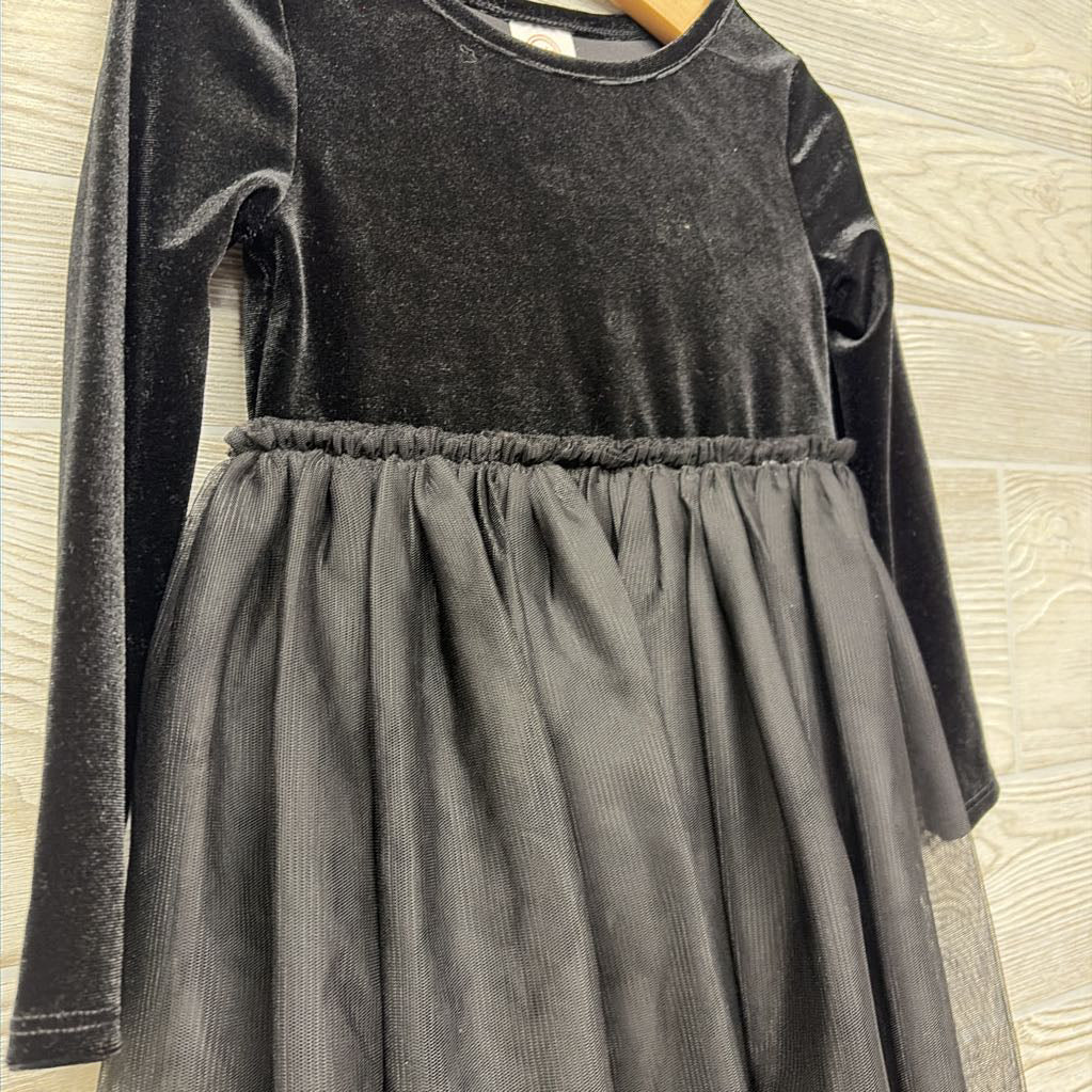 Crushed Velvet Tulle Tutu Dress 3t