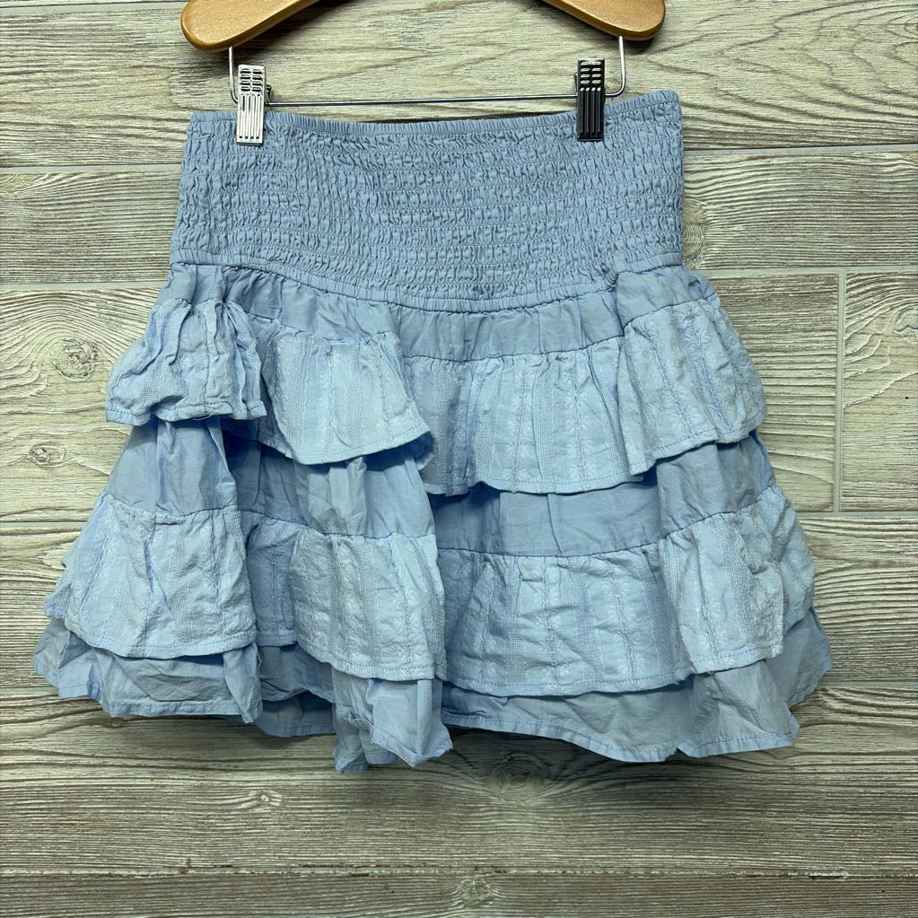 Smocked Tiered Ruffle Skirt 14