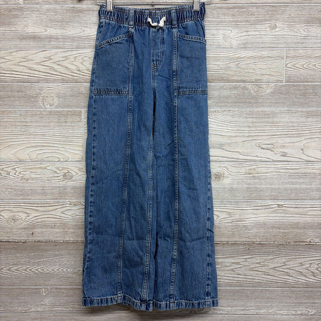 Wide Leg Pull On Jeans 12