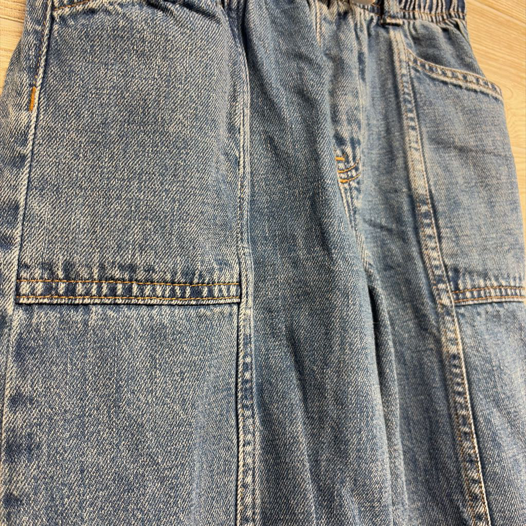Wide Leg Pull On Jeans 12