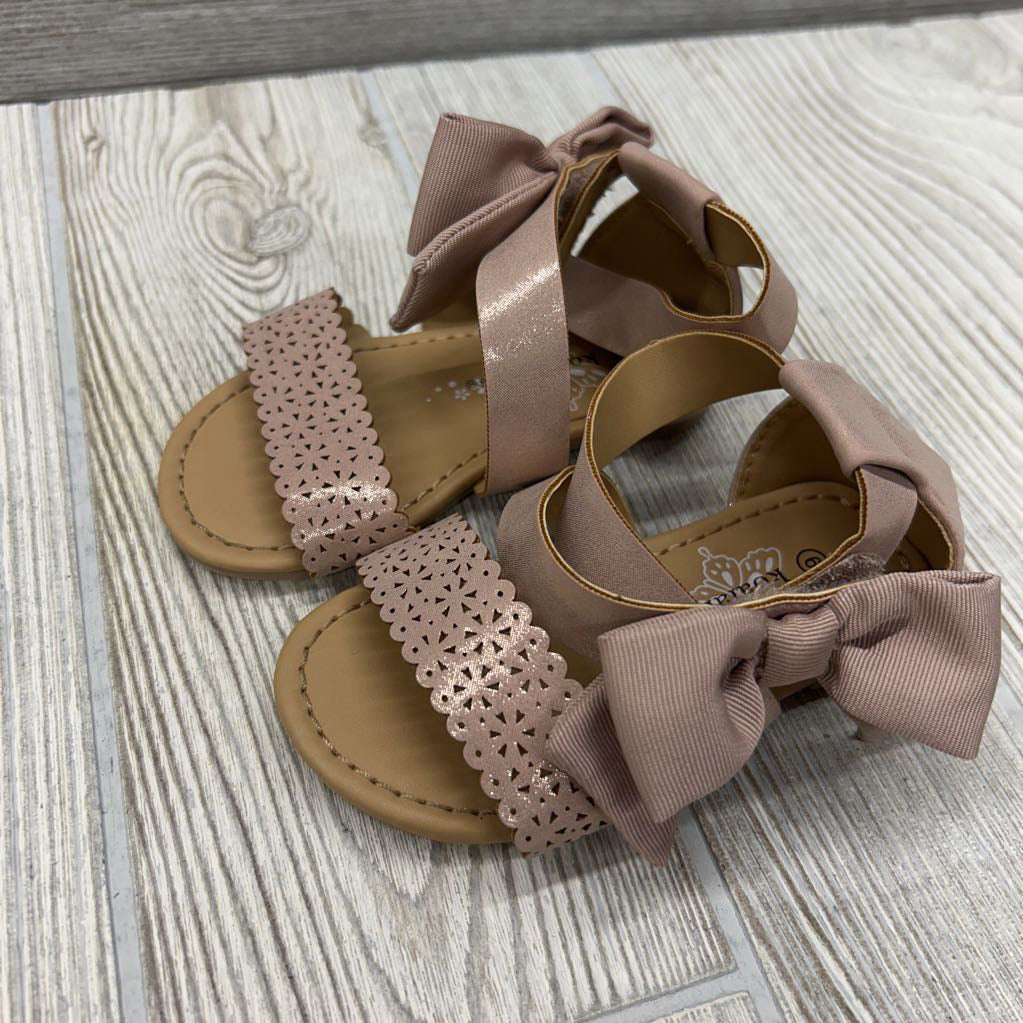 Velcro Metallic Sandals Butterlies 6C