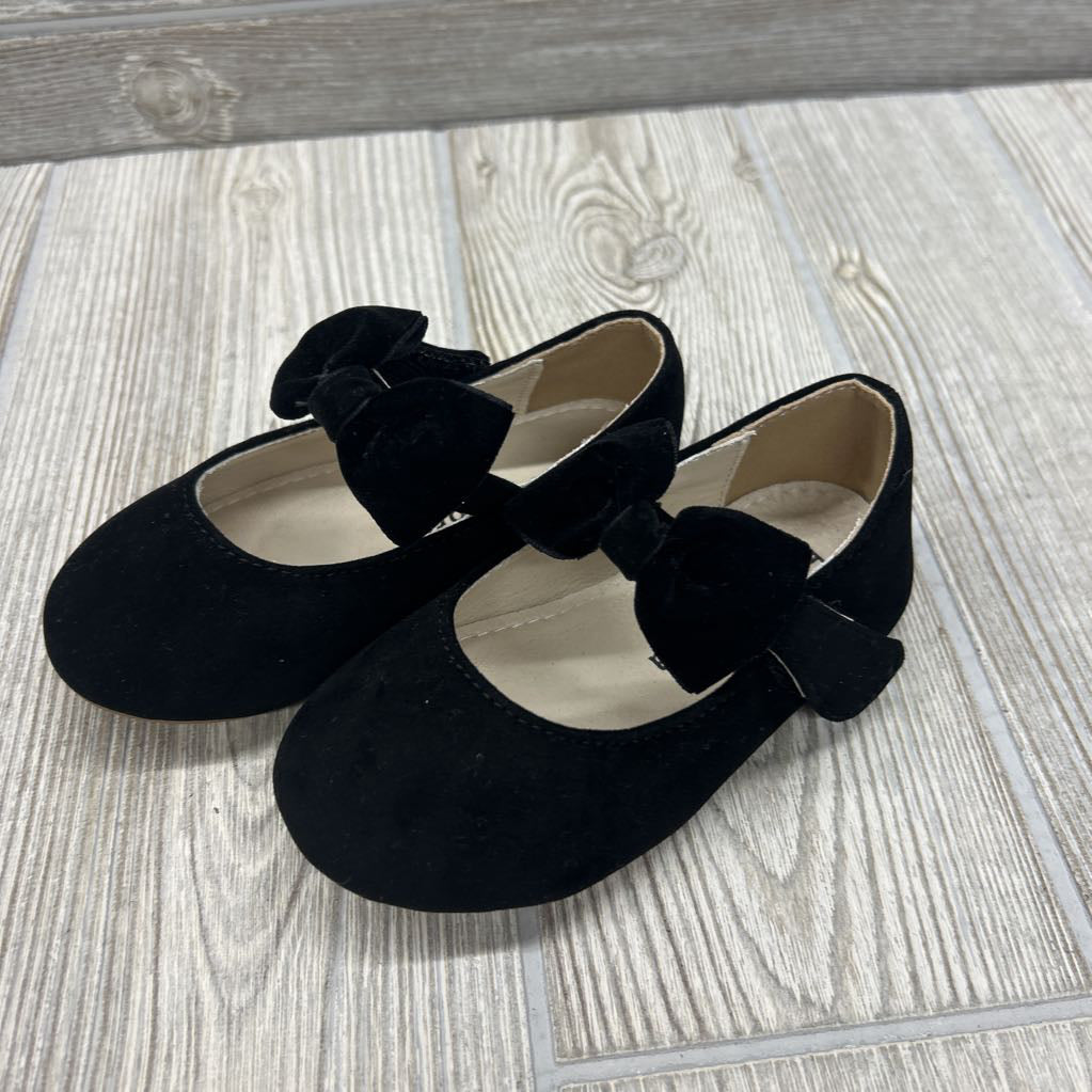 Velcro Mary Jane Shoes Bow 6C