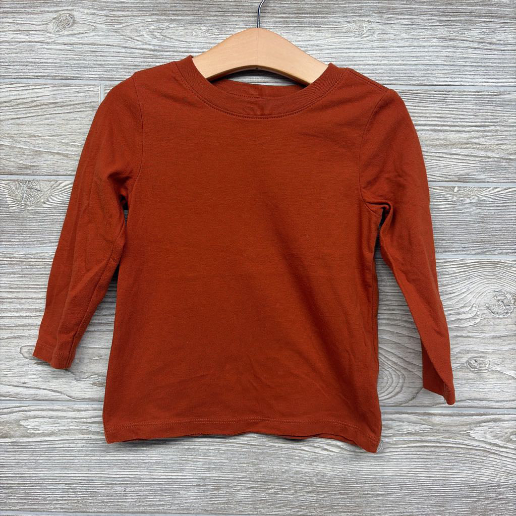 LS Shirt Solid 2t