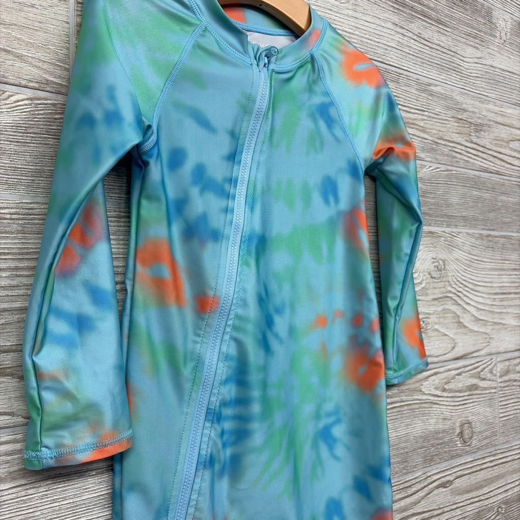 Rashguard Swim Outfit Tie Die 4t