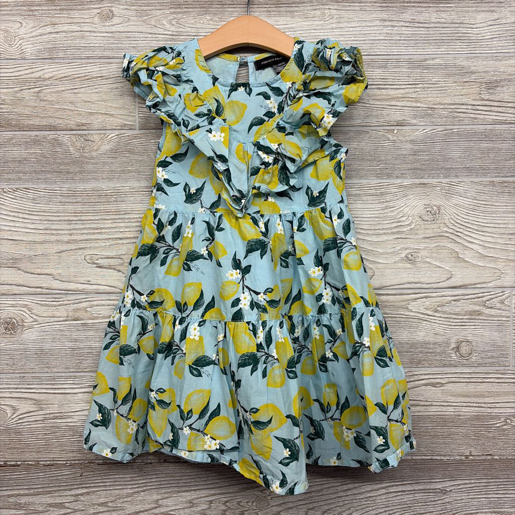 Ruffle Dress Lemons 5-6
