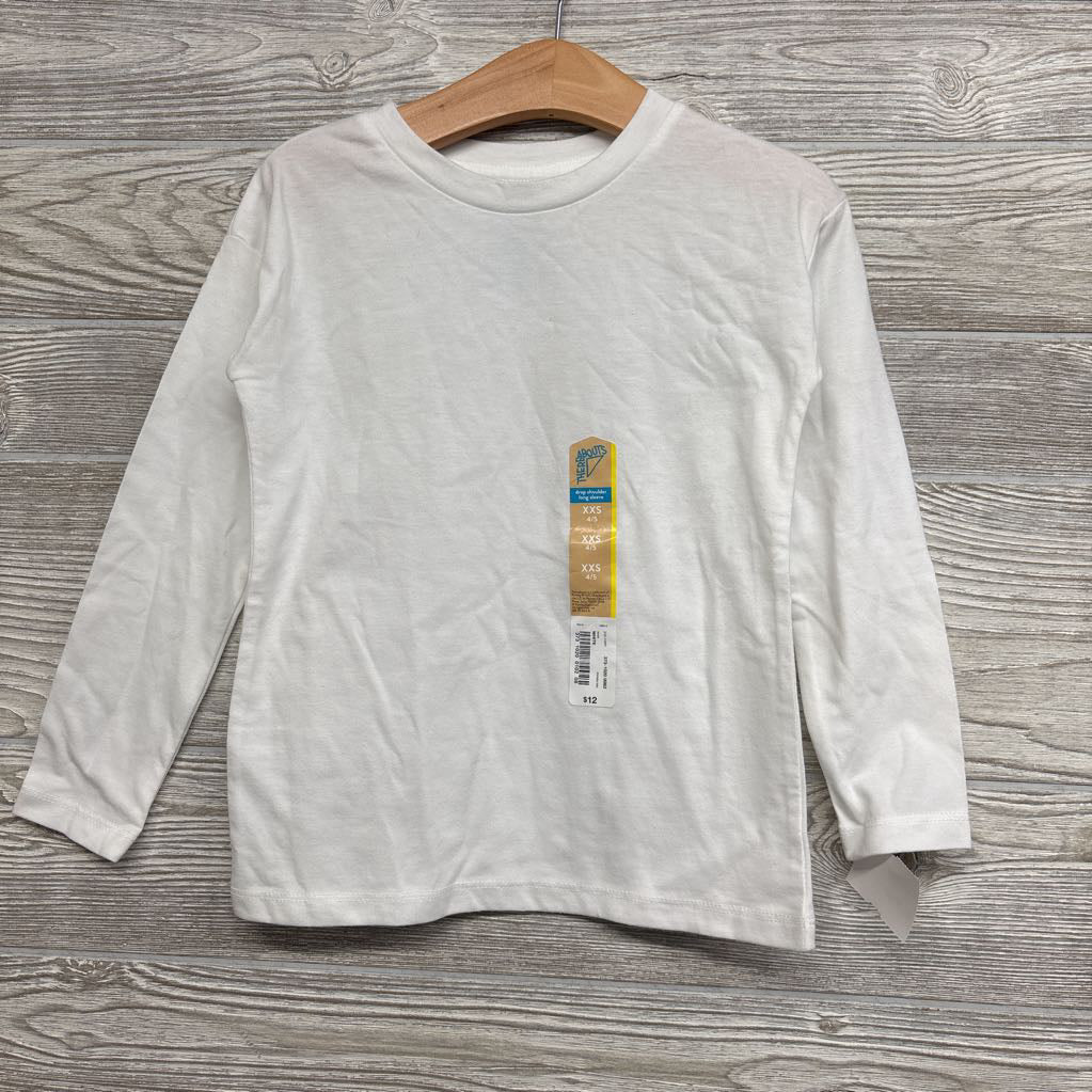 NEW LS Shirt Solid 4-5