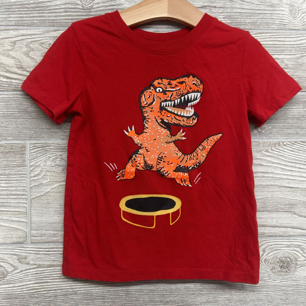 Shirt Dinosaur Jumping On Trampoline 4T