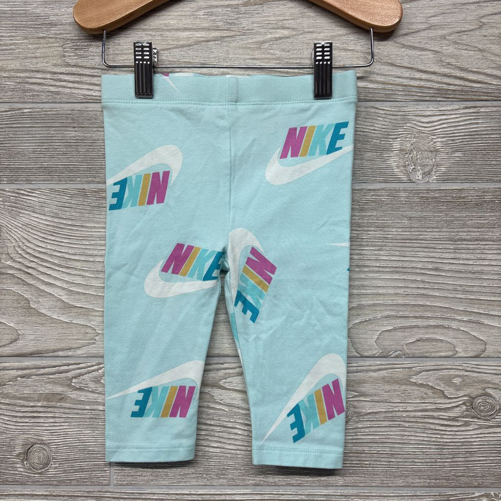 Petal Hem Shirt Swoosh & Leggings 24M