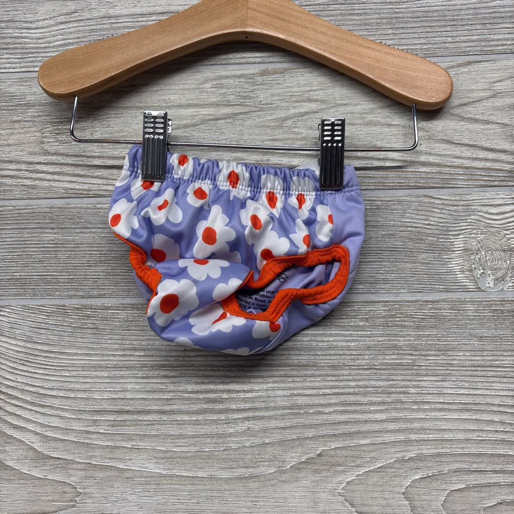 Swim Diaper Flowers 12M