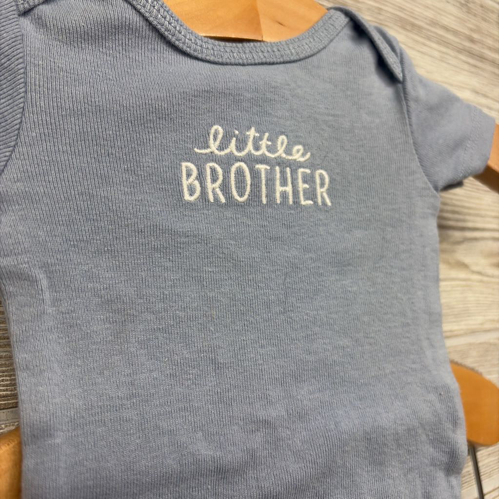 Bodysuit Little Brother & Pants Stripes NB