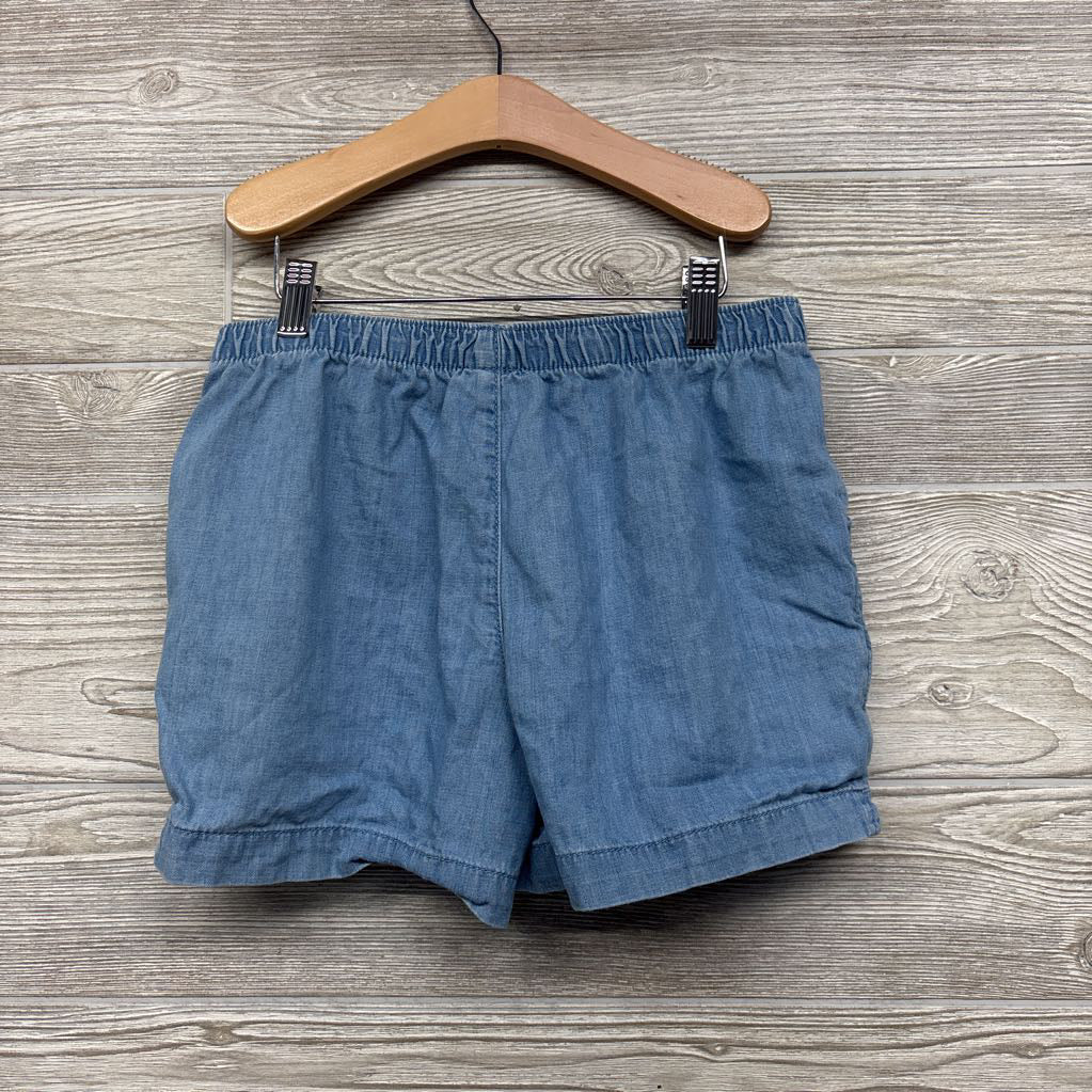 Chambray Drawstring Shorts 10-12