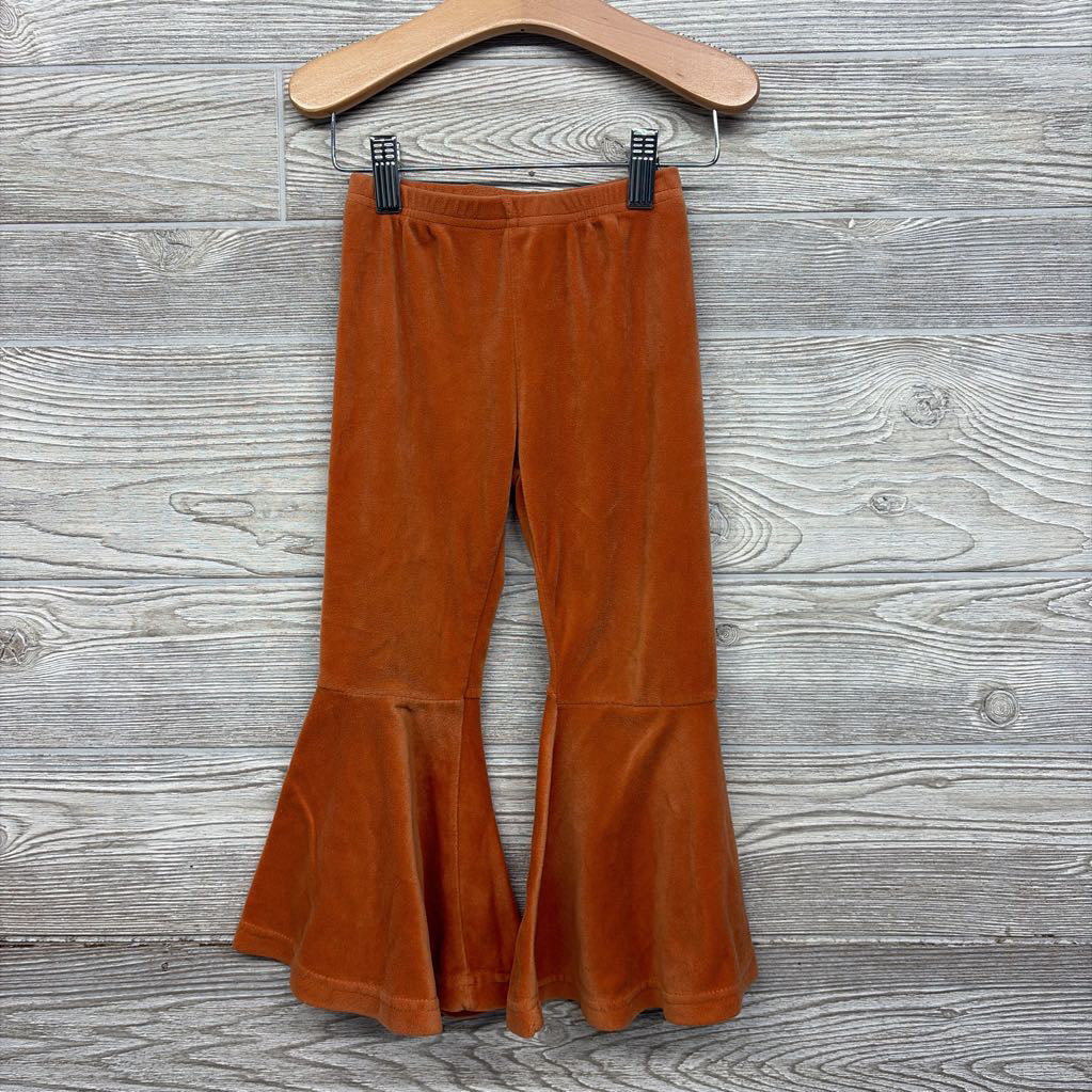 Velour Bell Bottom Pants 3T