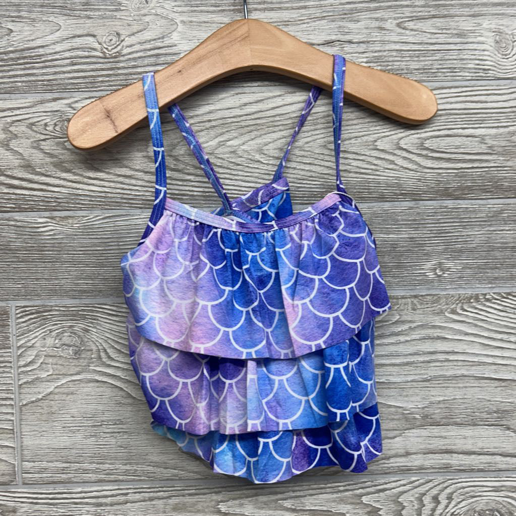 NEW 2 Pc Swimsuit W/ Mermaid Tail 6-7