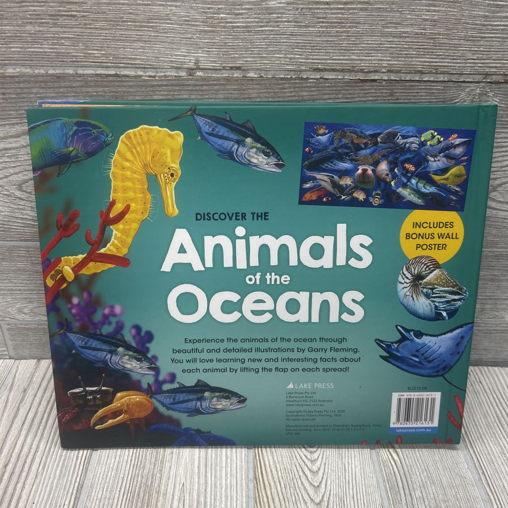 Discover The Animals Of The Ocean Hardcover Book