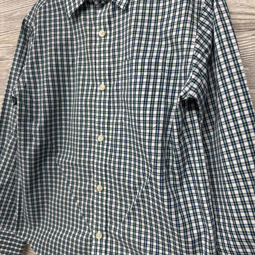 NEW Plaid Button Up Shirt 6-7