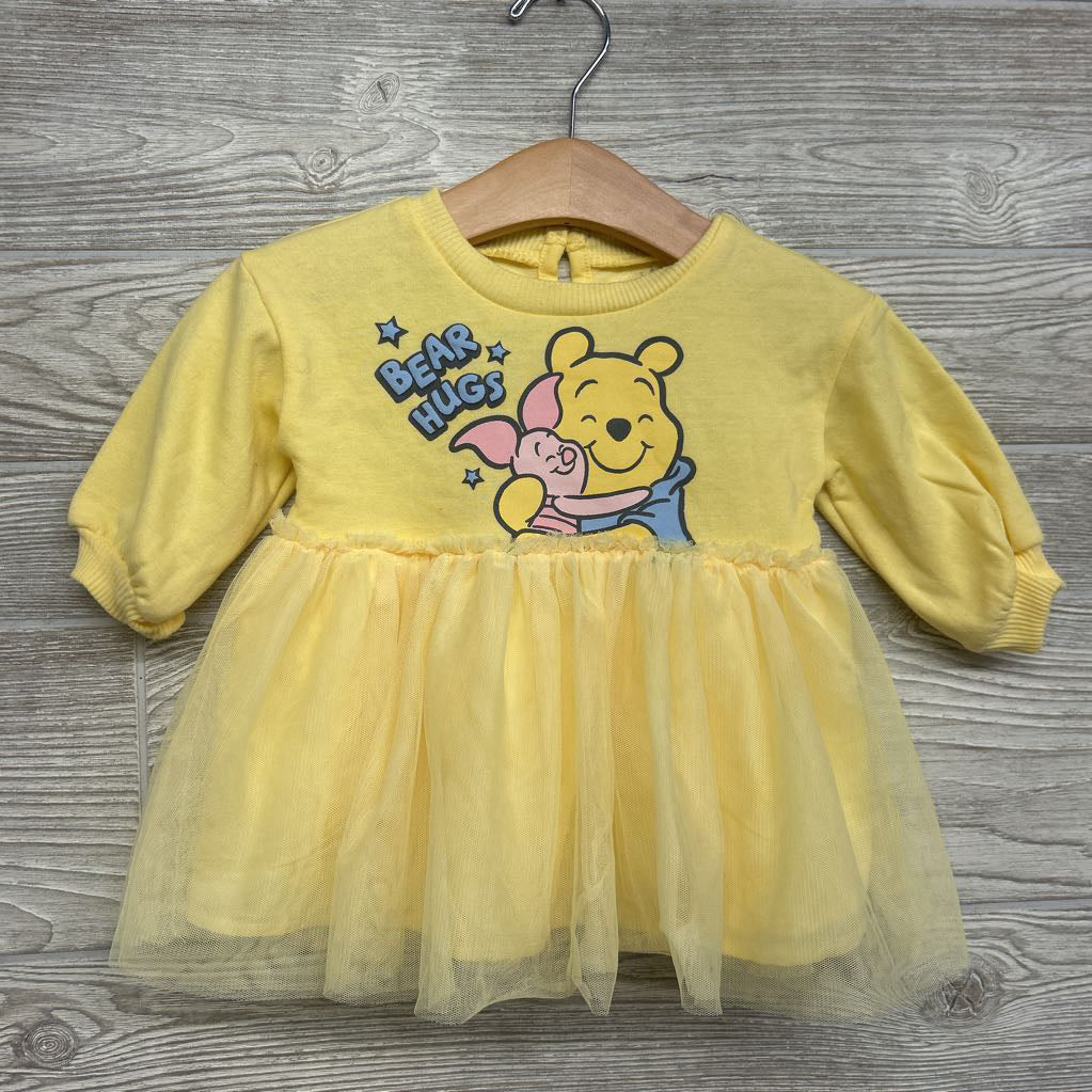 NEW Tutu Dress Bear Hugs Winnie The Pooh 3-6M