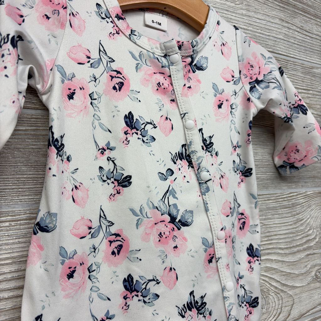 Snap Up Outfit Flowers 0-1m