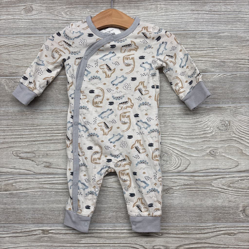 Snap Outfit W/ Hat Dinosaurs 6M