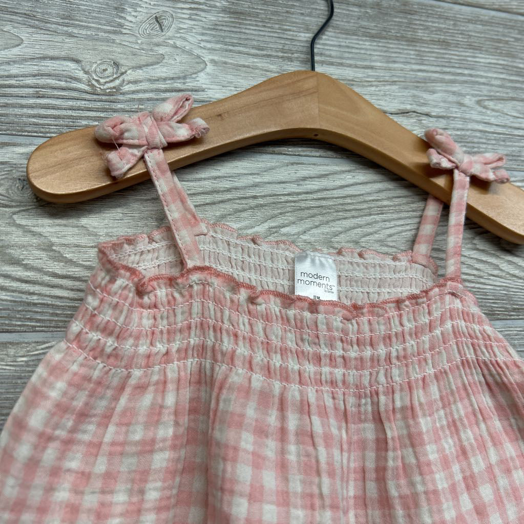NEW Smocked Muslin Tank Top 12M