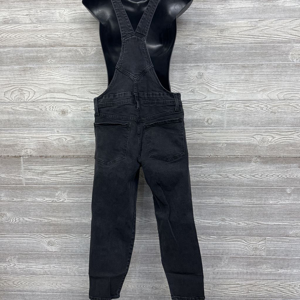 Side Panel Denim Overalls 8/Medium Short