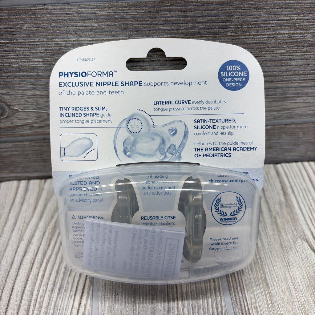 NEW Physio Forma Silicone Orthodontic Pacifiers 16-24M