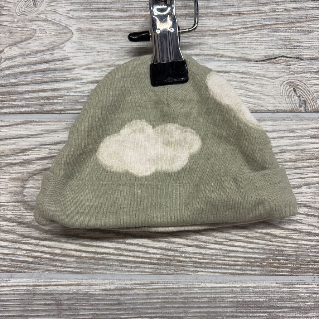 LS Shirt Happiest With You & Pants Clouds W/ Hat NB