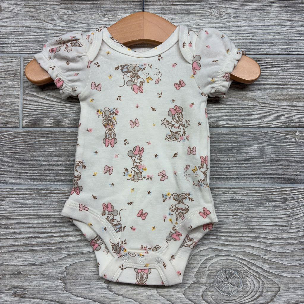 Nw/oT 2 Pk Bodysuits Minnie Butterflies & Pointelle Pants W/ Bandana Bib NB