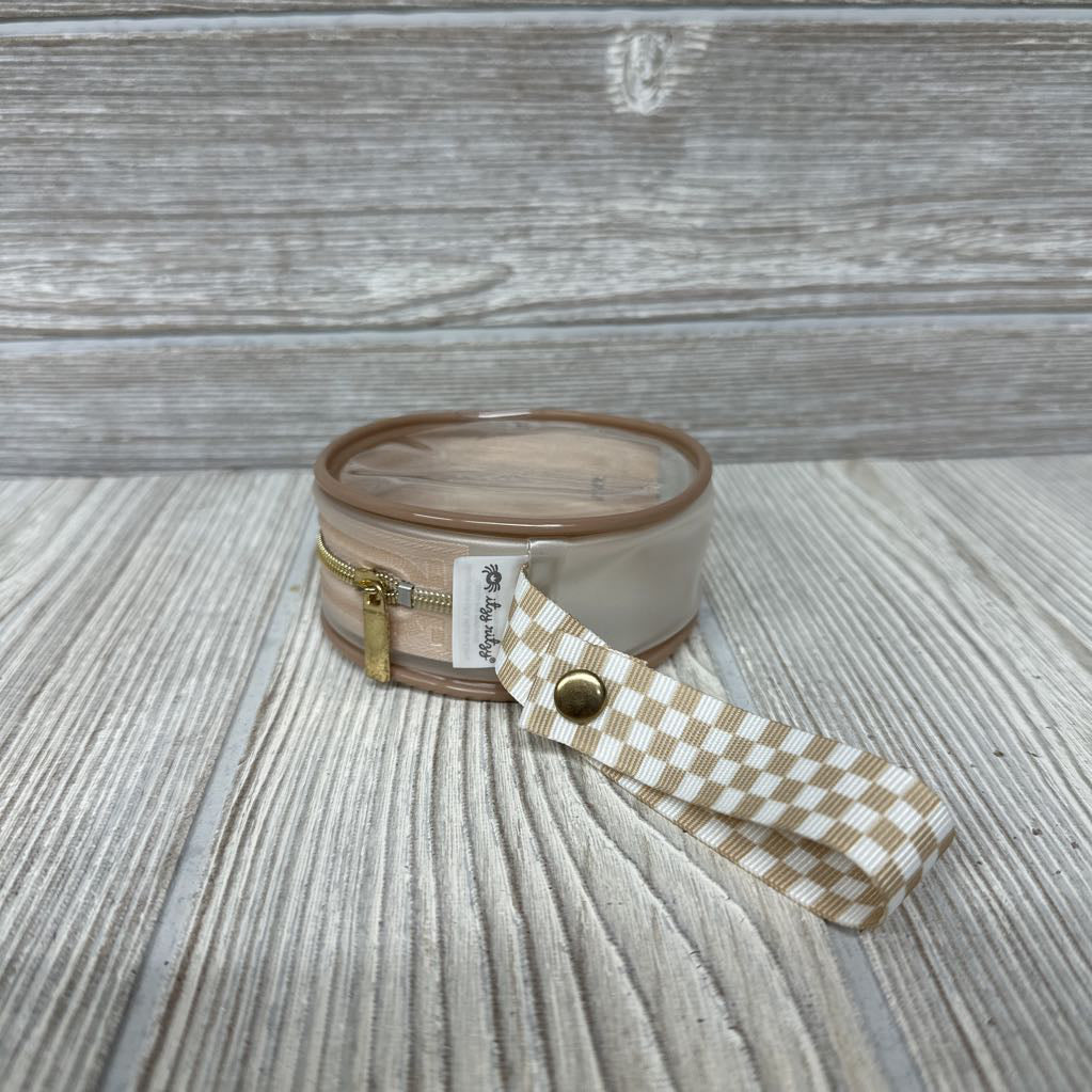 Pacifier Case Checkered Strap