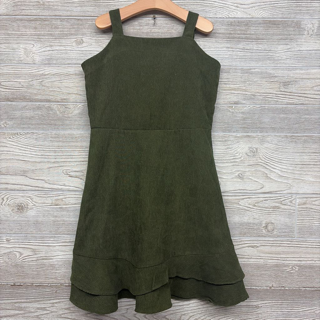 Tank Cord Dress & LS Shirt Flowers 12