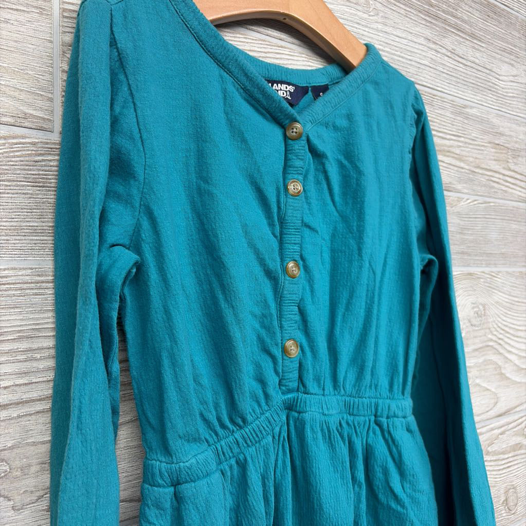 LS Textured Button Up Dress 6-7