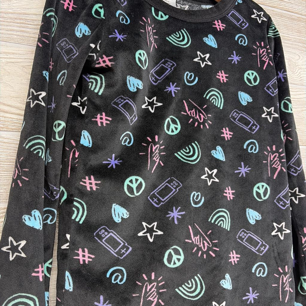 2 Pc Cozy PJs Rainbows Stars Hearts 8
