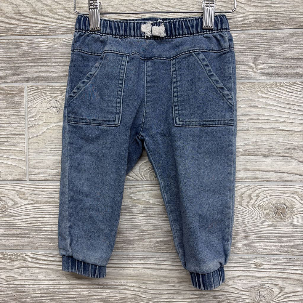 Knit Denim Joggers 12M