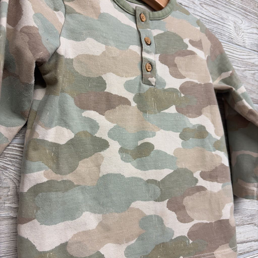 LS Camo Henley Shirt & Pants 18M
