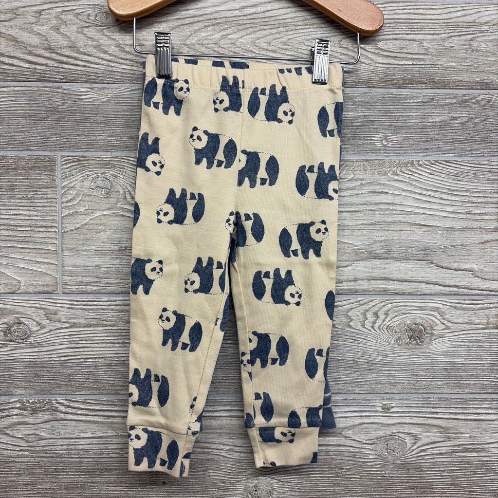Nw/oT LS Bodysuit Pandas & 2 Pk Pants Pandas Stripes 18M