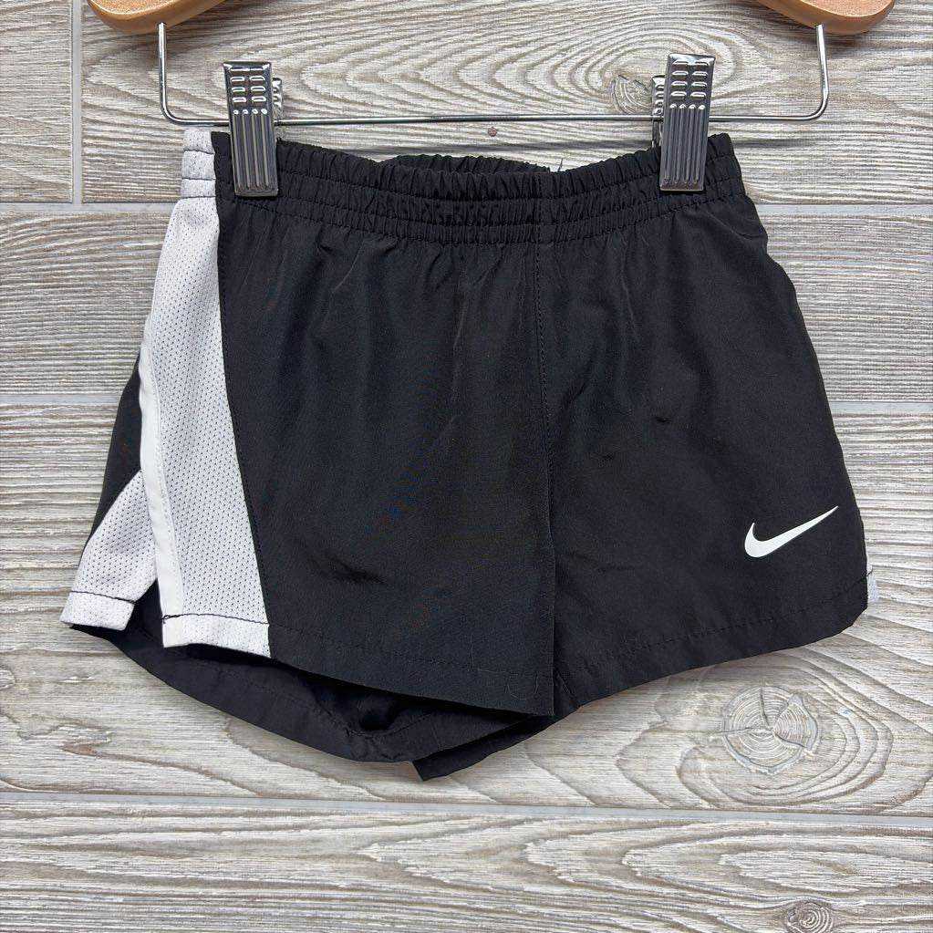 Shirt Stacked Logo & Active Shorts Mesh Sides 3T