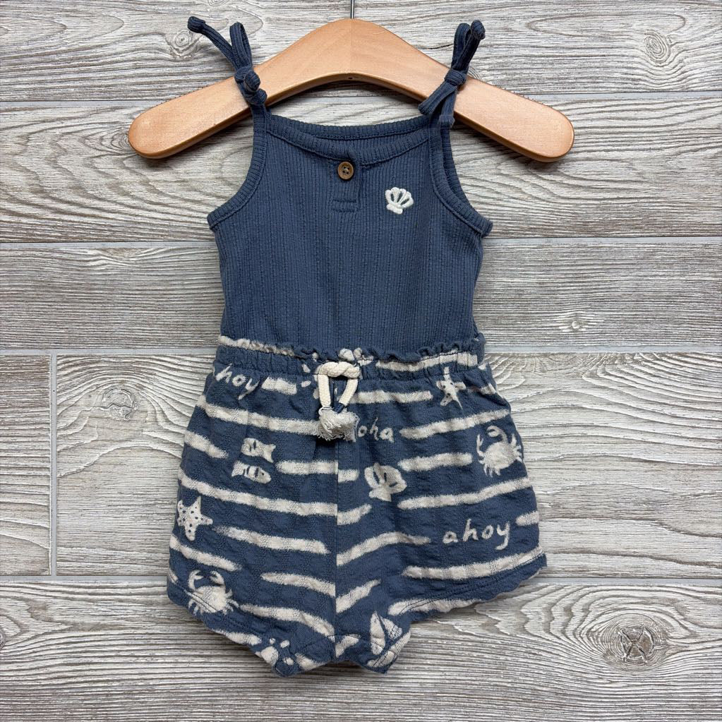 Ribbed Tank Romper 12M