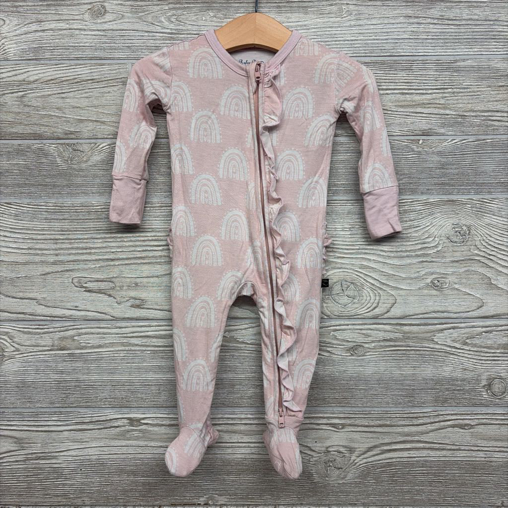 Bamboo Sleeper Rainbows Ruffle 3-6M