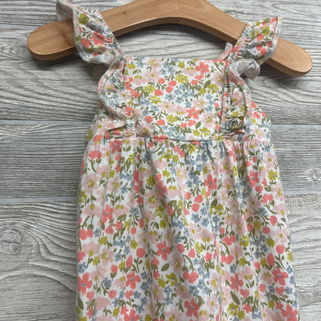 Flutter Strap Outfit Flowers 12M