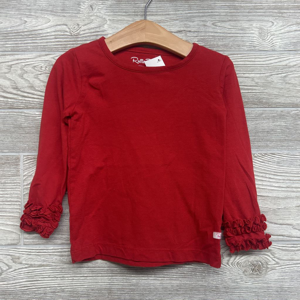 LS Ruffle Shirt 3T