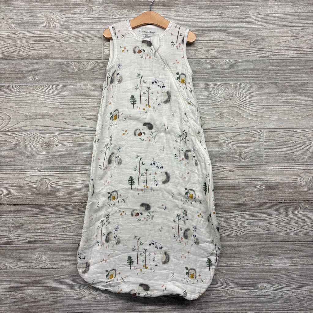0.5 Tog Muslin Sleepsack Hedgehogs Mushrooms 18-36M