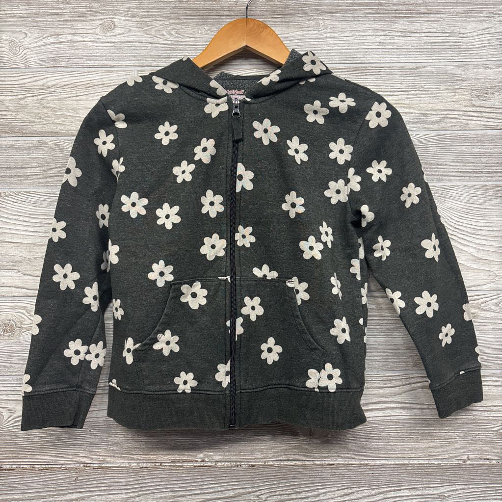 Full Zip Hoodie Flowers 10-12